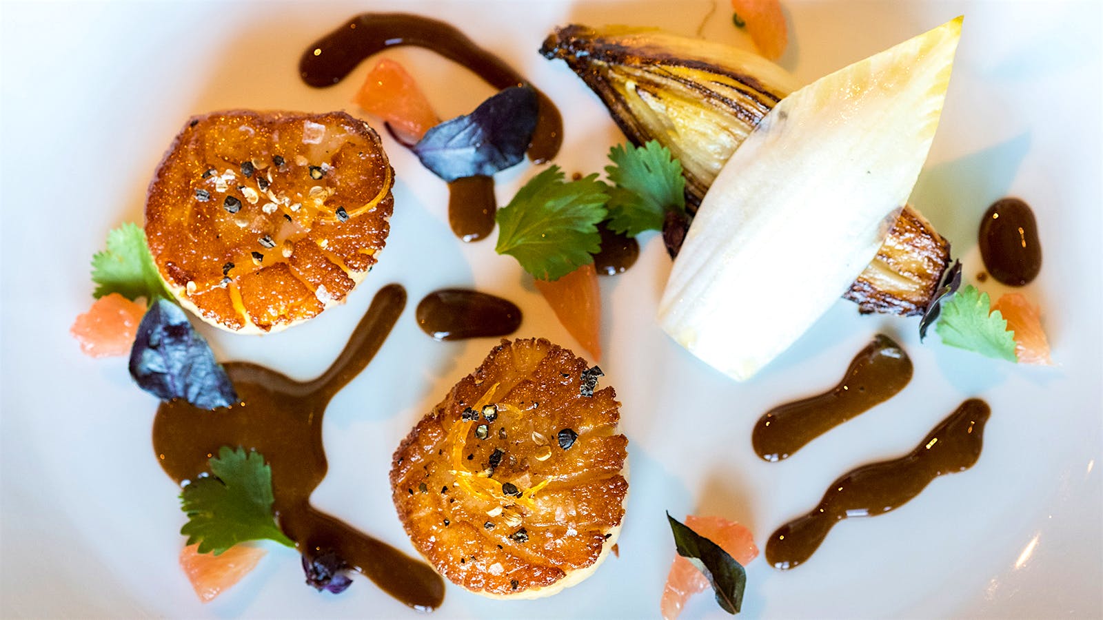 Scallop dish at Torc