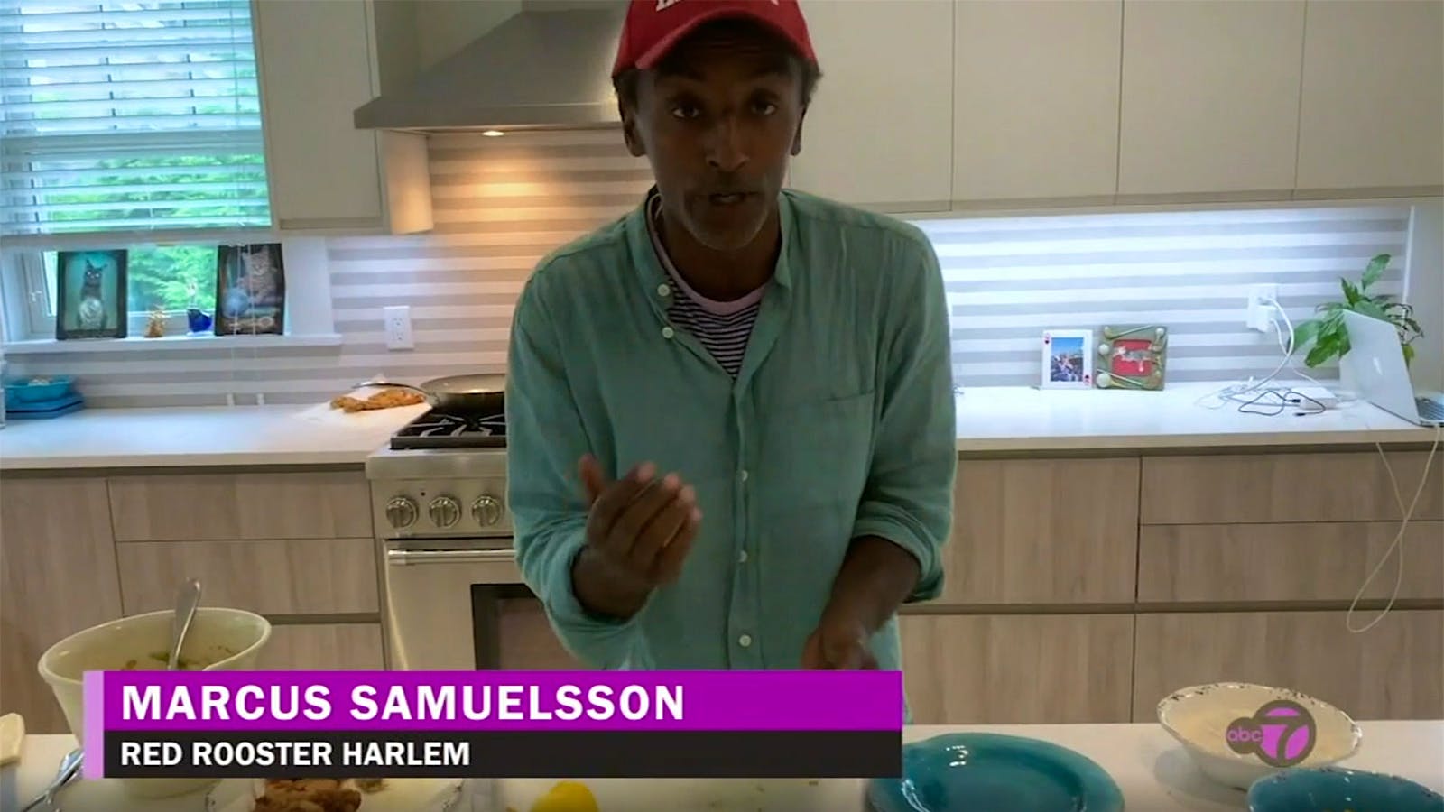 Marcus Samuelsson cooks