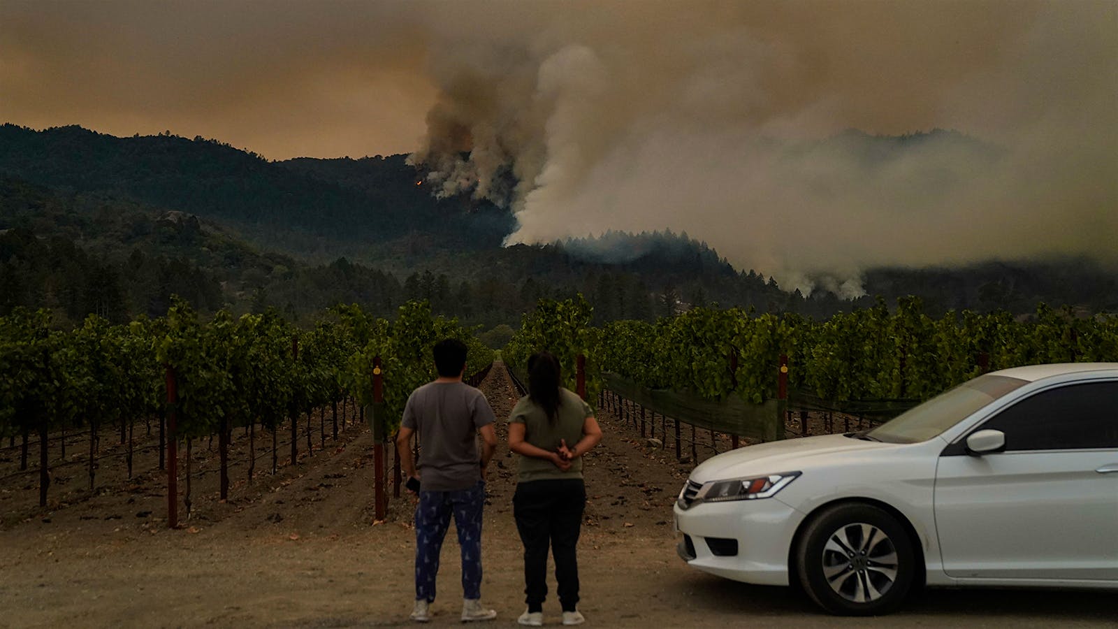 Smoke in the hills