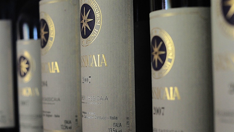 Italian Police Uncover Counterfeit Sassicaia Ring