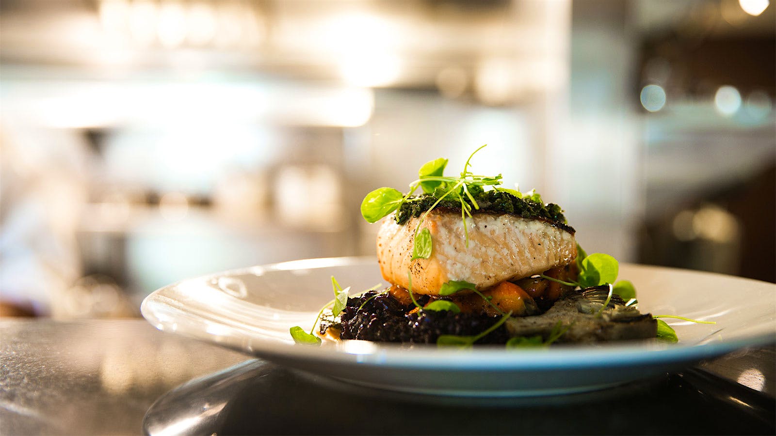 A fish dish at Harvest