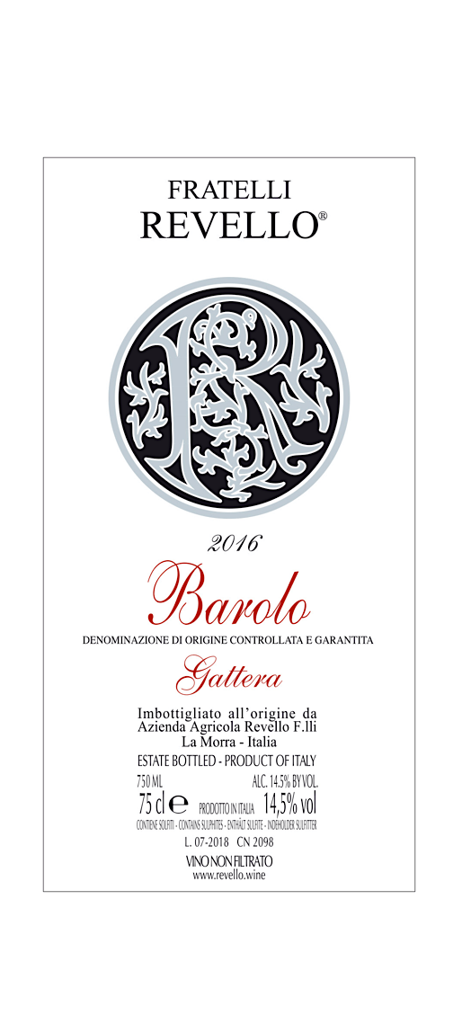 fratelli-revellobarolo-gattera Label