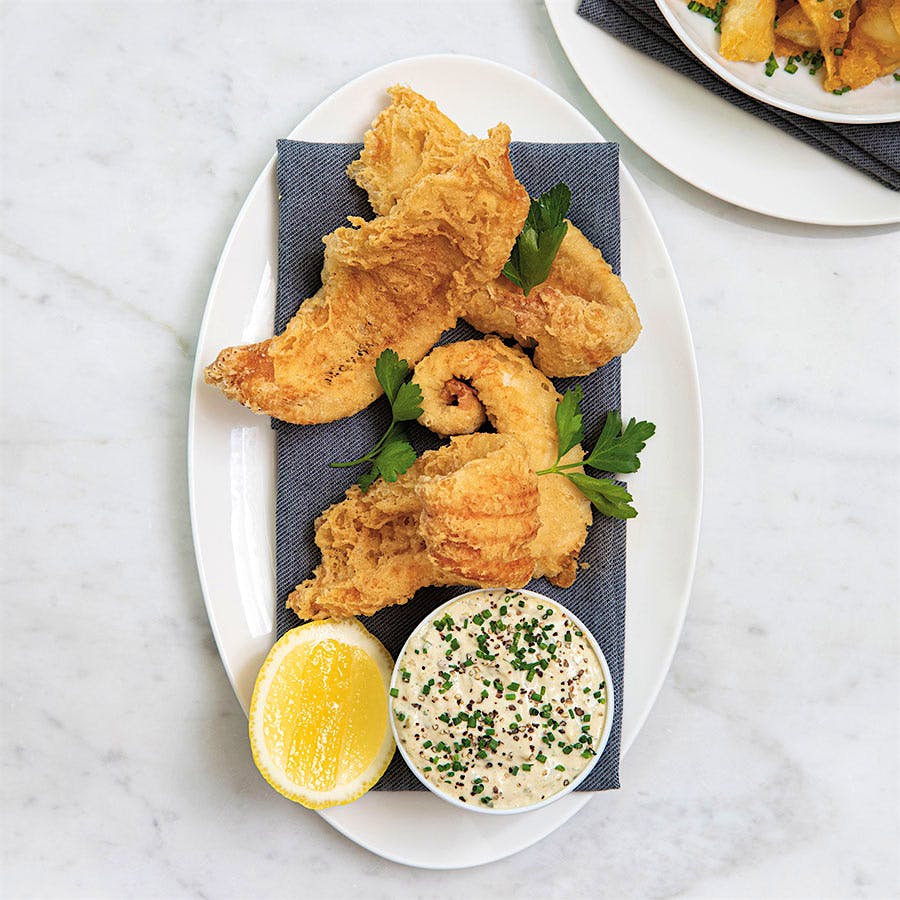 This beach shack favorite, upgraded with Dover sole, can be made at home in any season.