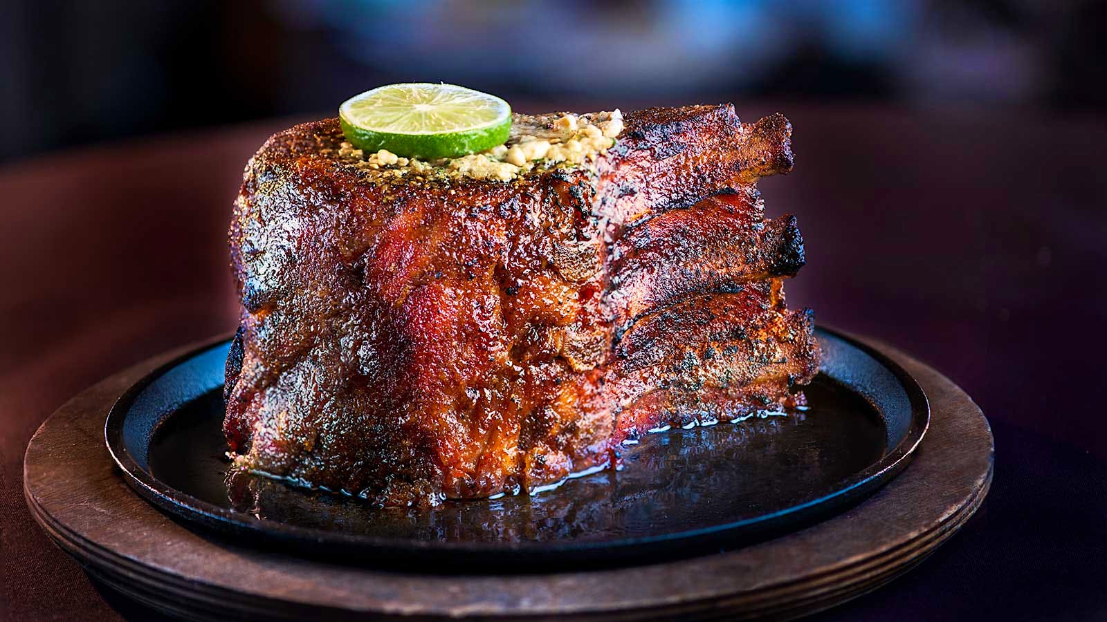 Perry’s Steakhouse & Grille’s signature pork chop