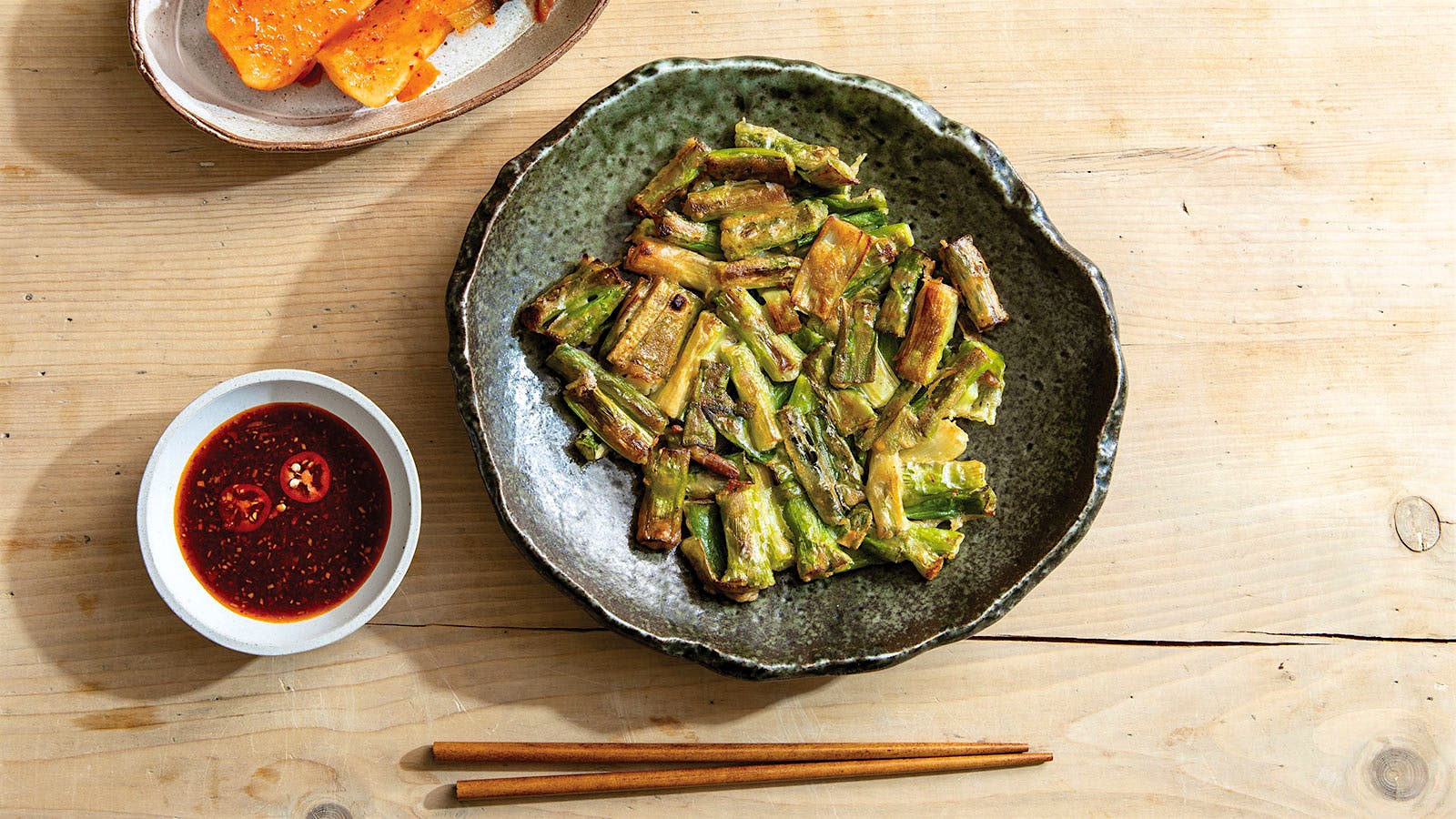 Chef Hooni Kim’s Korean Scallion Pancakes with Sparkling Wine for Mother’s Day