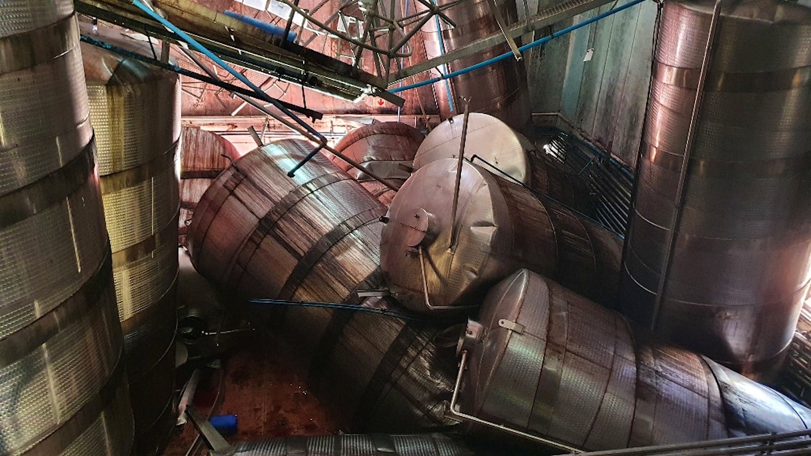 Catastrophic Tank Collapse Destroys 250,000 Liters of South African Wine