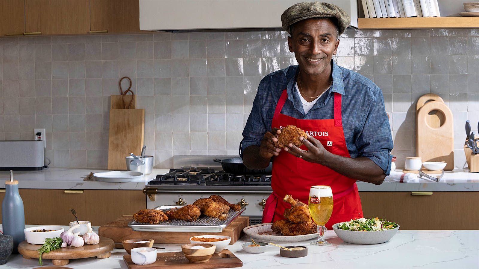 Charity Auction of Culinary NFTs Kicks Off with Marcus Samuelsson’s Fried Chicken Recipe