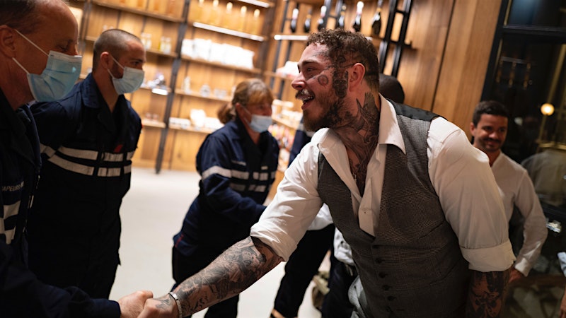 Rapper-Vintner Post Malone Gets Hands-On in Provence Wildfire Recovery