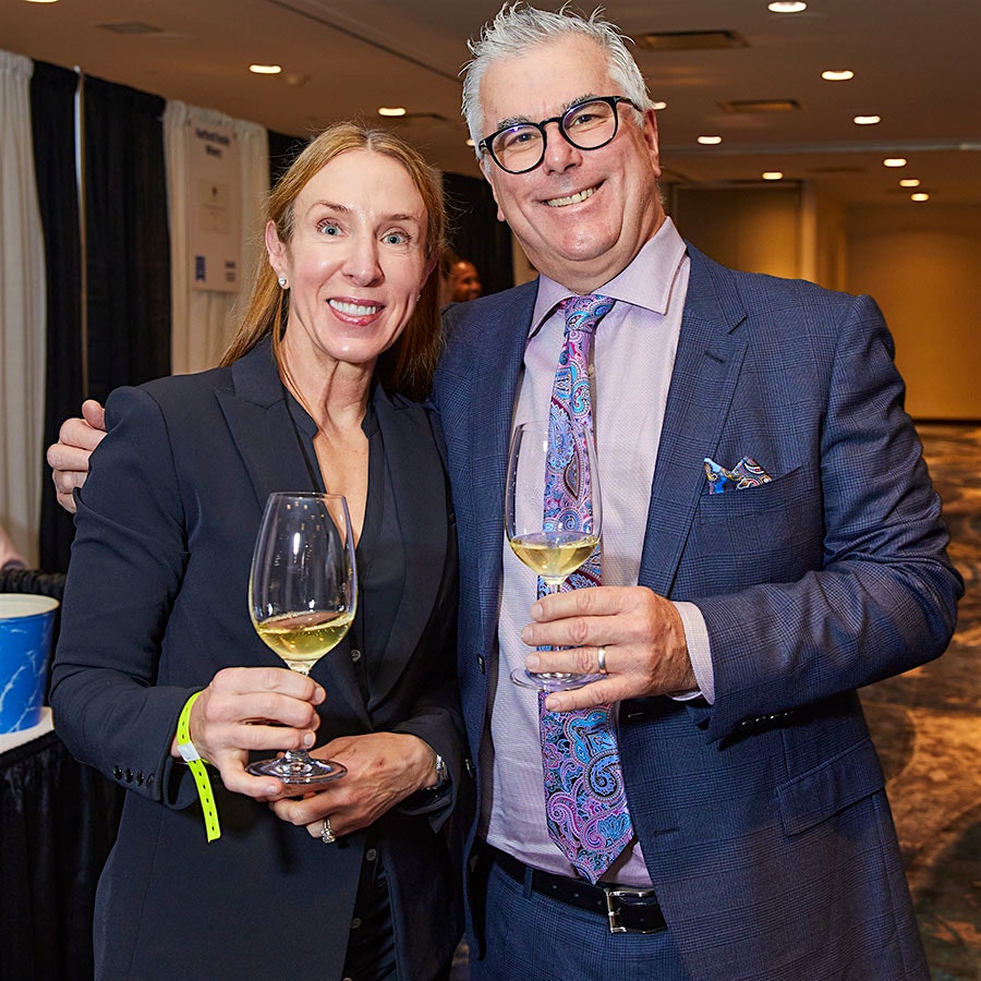     The Californian winemakers Mark and Teresa Aubert 