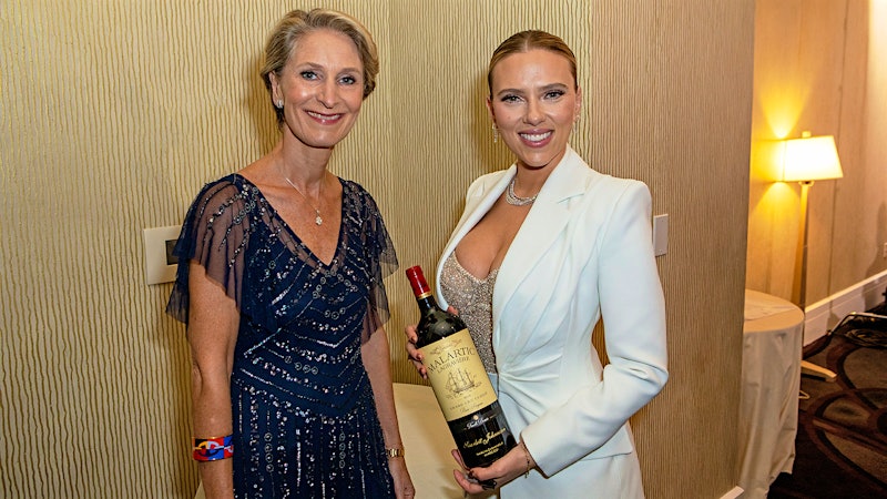 Scarlett Johansson Celebrates American Cinematheque Award with Château Malartic-Lagravière