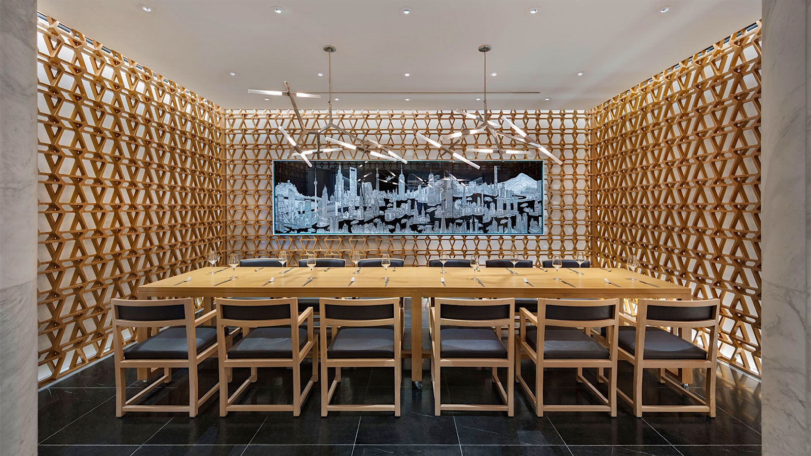  A private dining room at Intersect by Lexus 