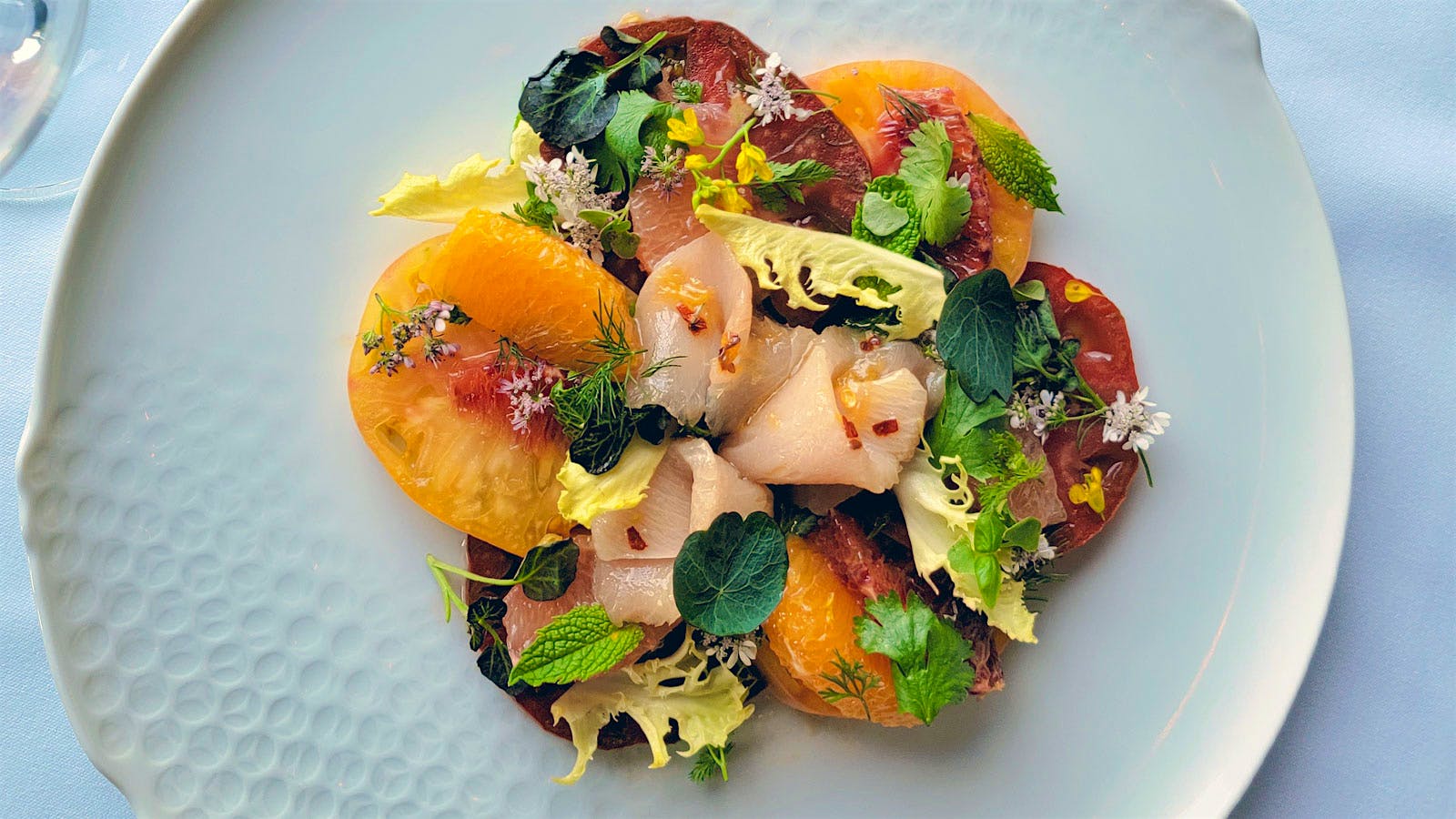 Summer Entertaining: Boulevard’s Halibut Ceviche with Oranges
