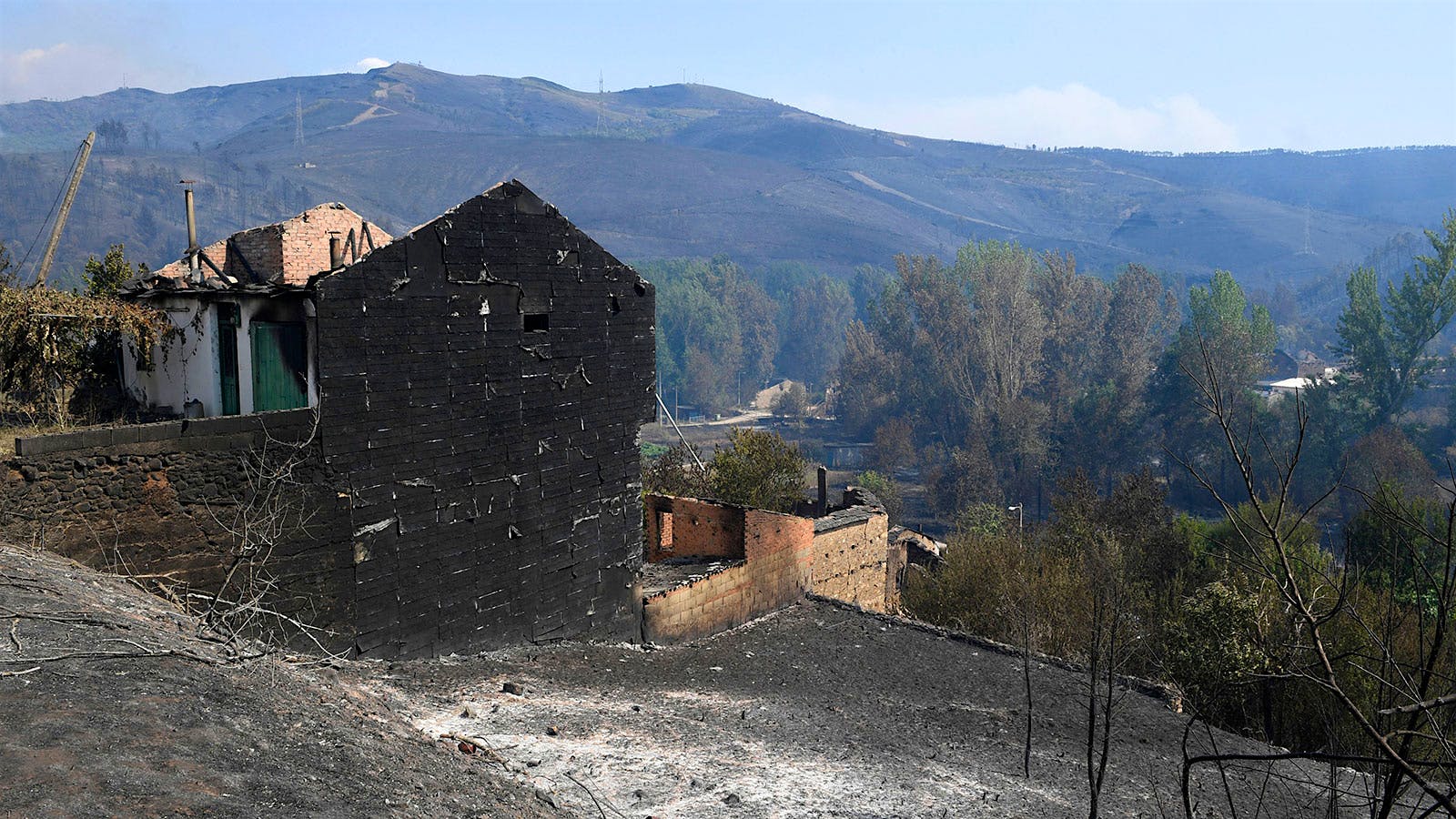 Spanish fire damage] 