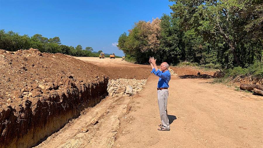 Let there be life! Tom Bove has built a side career in Provence restructuring and replanting vineyard properties to farm them organically and produce estate wines.