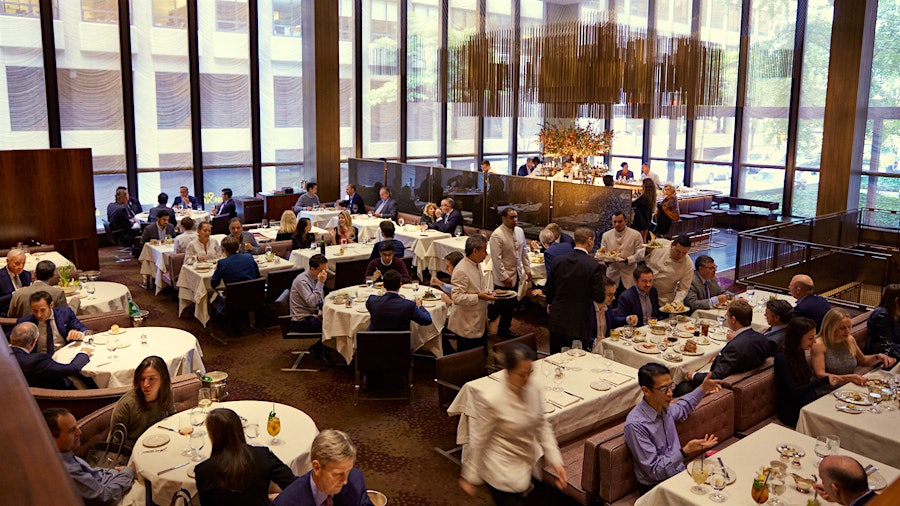 A leader in New York dining since opening in 2017, the Grill is located in the former Four Seasons space in the Seagram Building.