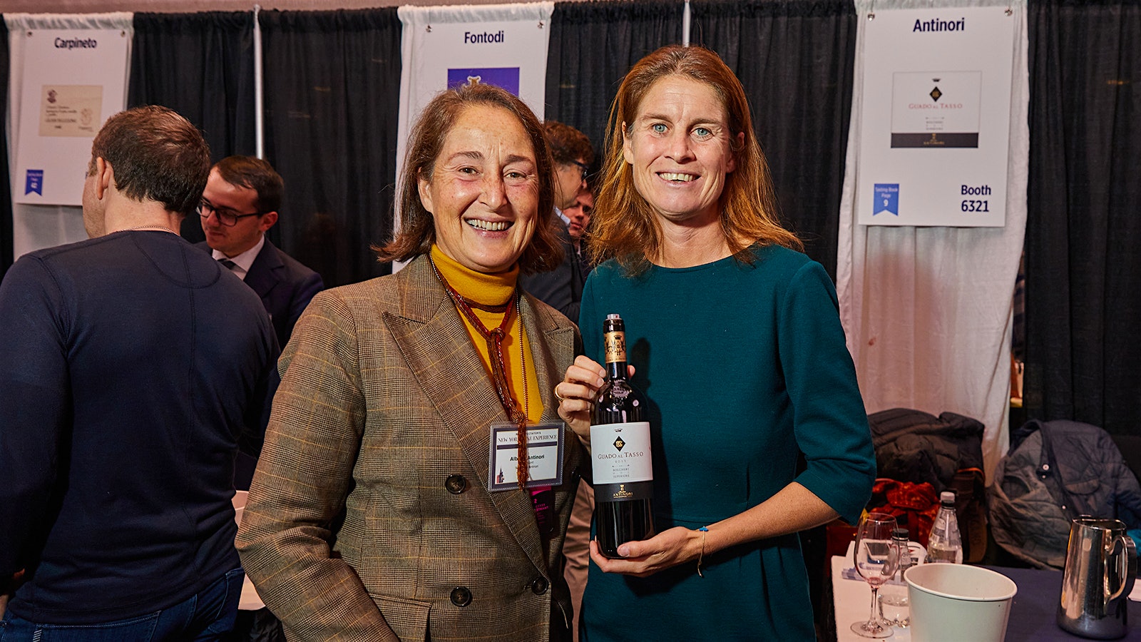  Antinori co-owners and sisters Albiera and Alessia at the 2022 New York Wine Experience