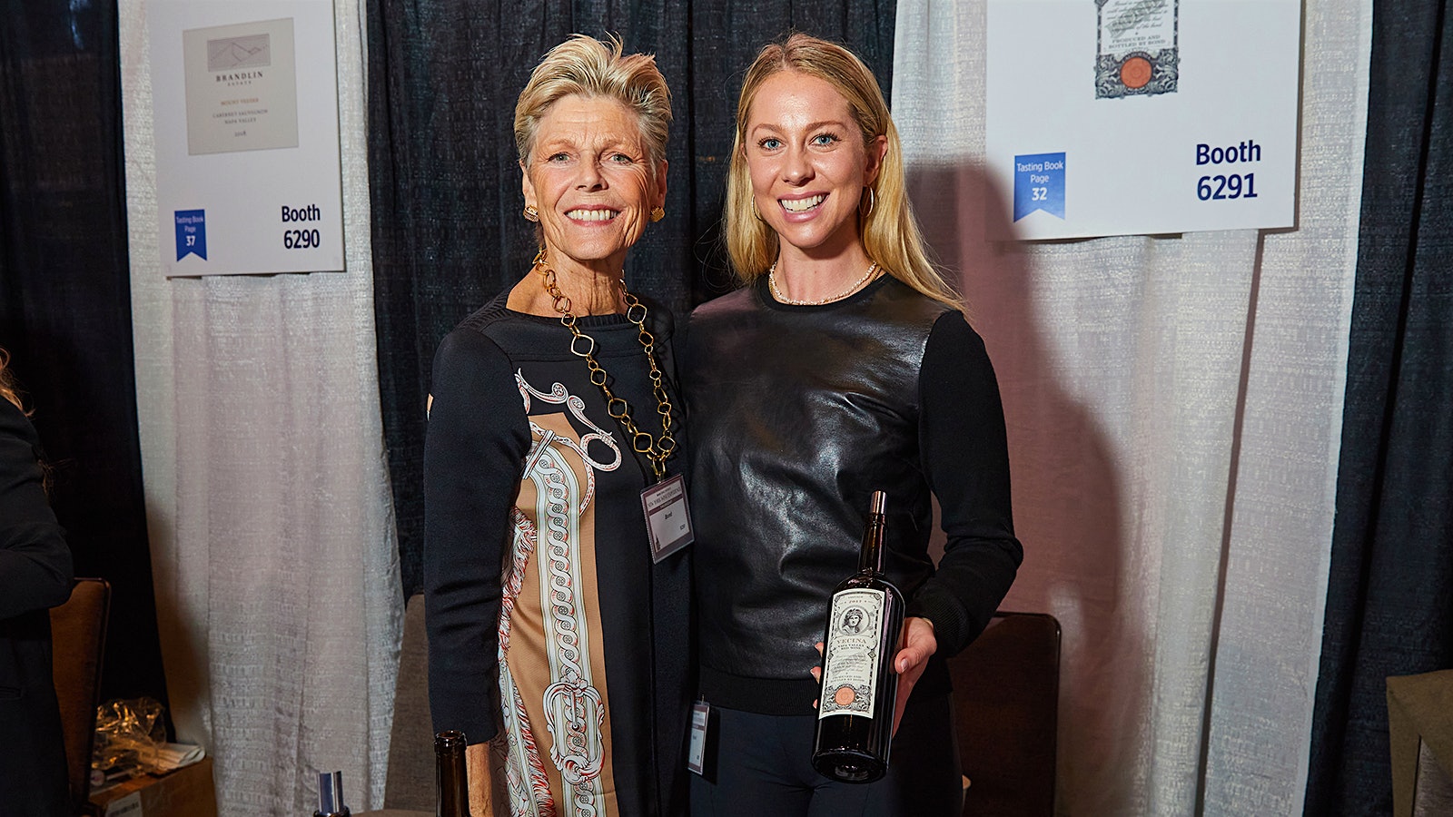  BOND co-owner Deborah Harlan and daughter Amanda at the 2022 New York Wine Experience