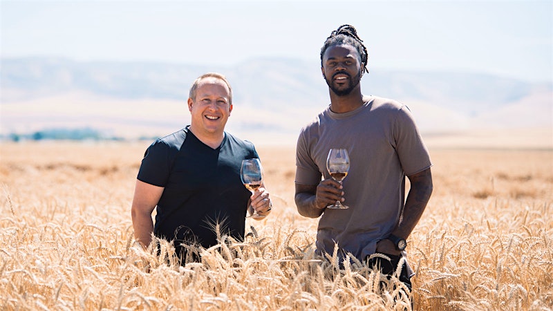 Sidney Rice and Tim Lenihan Tout Teamwork at Washington's Dossier Wines