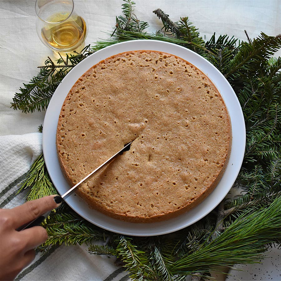 The beauty of this French cake is that it doesn't need to be heavily decorated; the flavors speak for themselves.