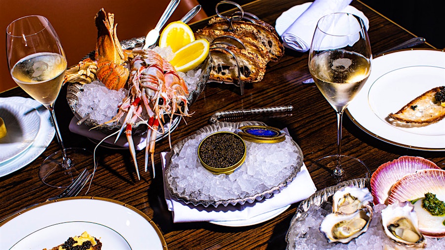 Gowings sources its crustaceans and caviar from all along the Australian coast.
