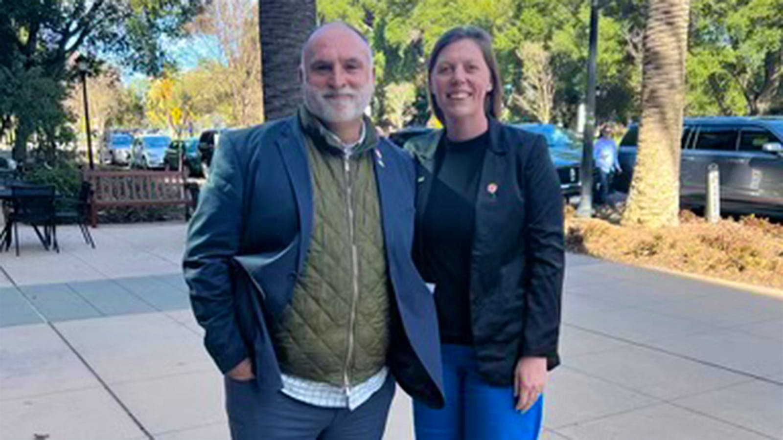 Jos&eacute; Andr&eacute;s and Erin Gore] 