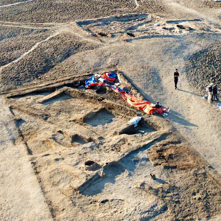 This parched landscape was once home to a presumably thriving pub most likely serving beer, onions, wild birds, lamb and goat.