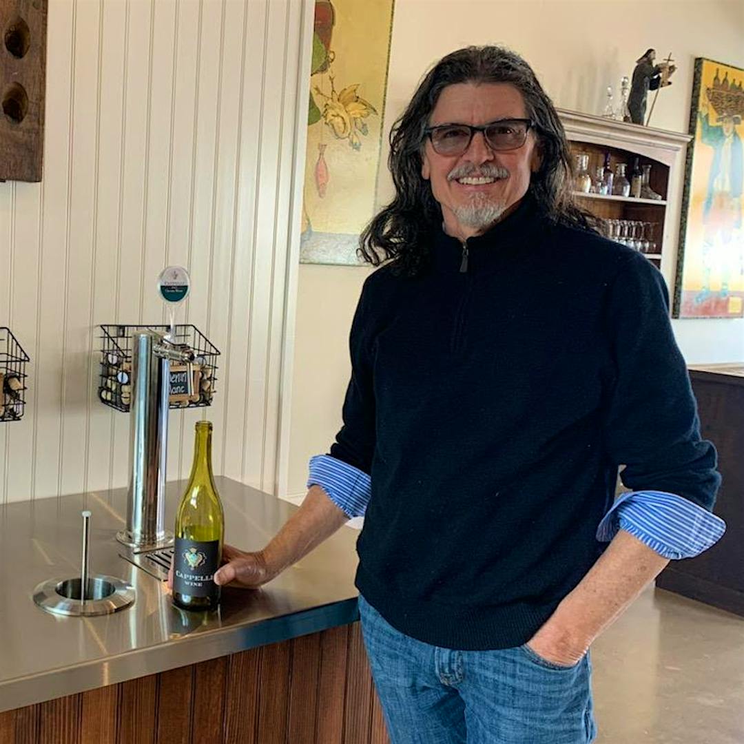 Winemaker Marco Cappelli offers a $2 refund on bottles returned to be refilled at his Placerville, Calif., tasting room.