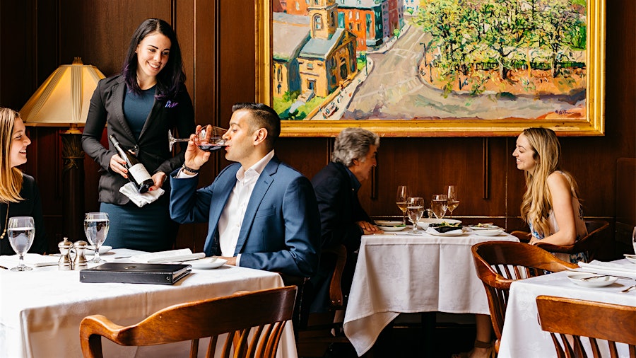 Back Bay's Grill 23 & Bar is home to one of Boston's most noteworthy wine lists.