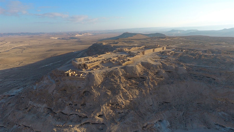 Avdat's ruins sit in the highlands of the Negev desert, between Gaza and the ancient capital of Petra.