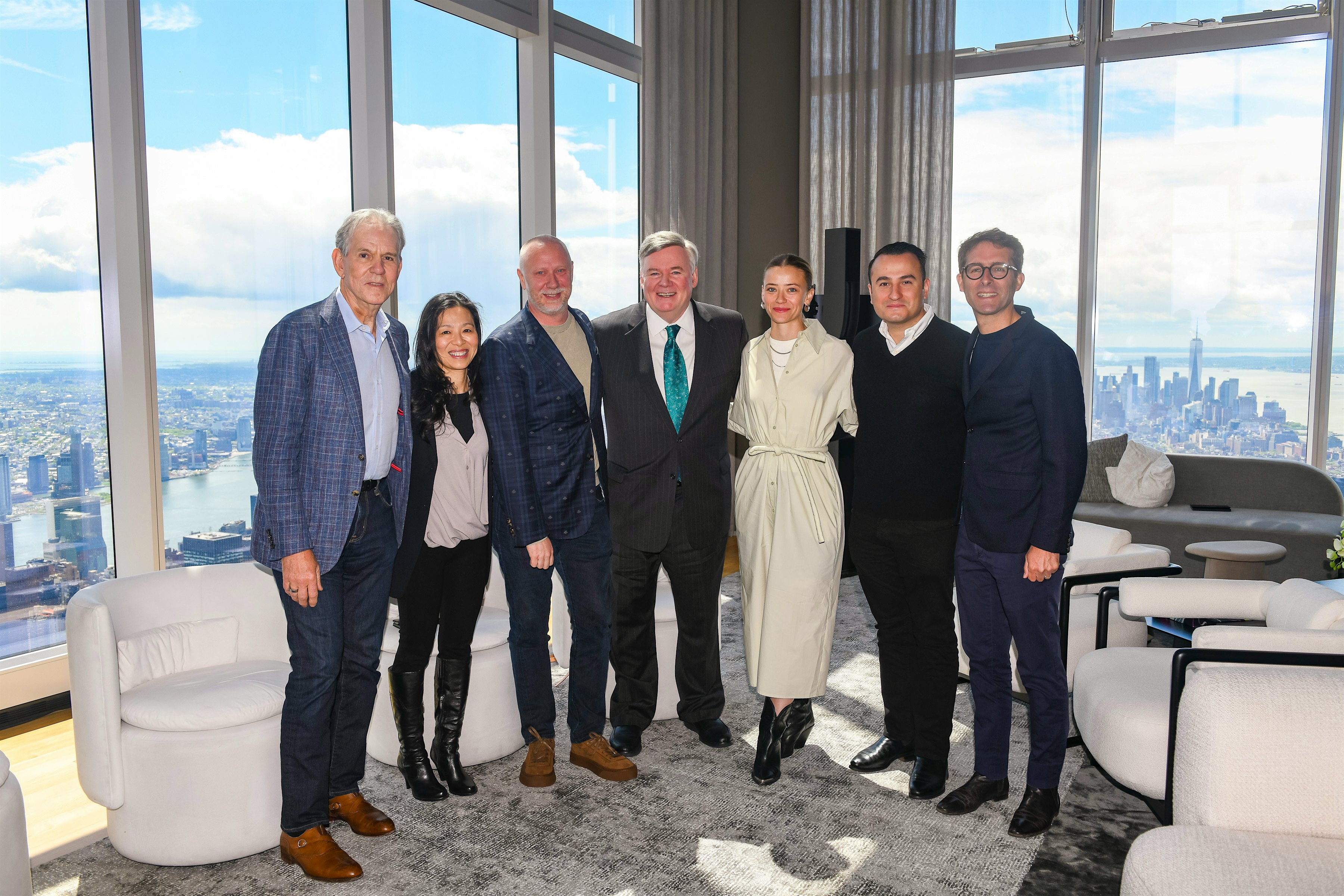  From left to right: Thomas Keller, Niki Nakayama, Kyle Connaughton, Tim Ryan, Daisy Ryan, Val Cantú and Vincent Chaperon at the announcement of Dom Pérignon's scholarship for masters students at the Culinary Institute of America
