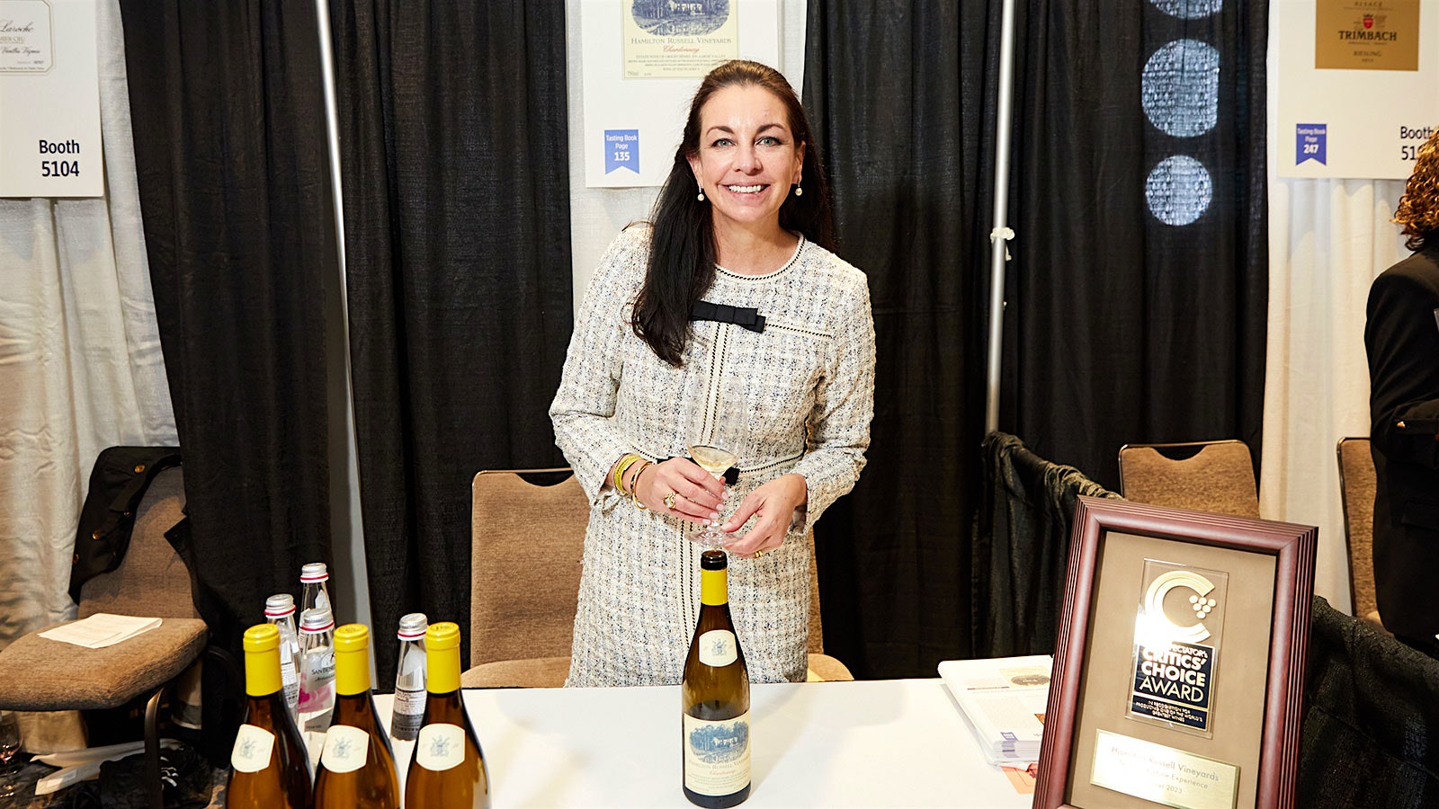  Hamilton Russell co-owner Olive Hamilton Russell at the Wine Spectator Grand Tasting