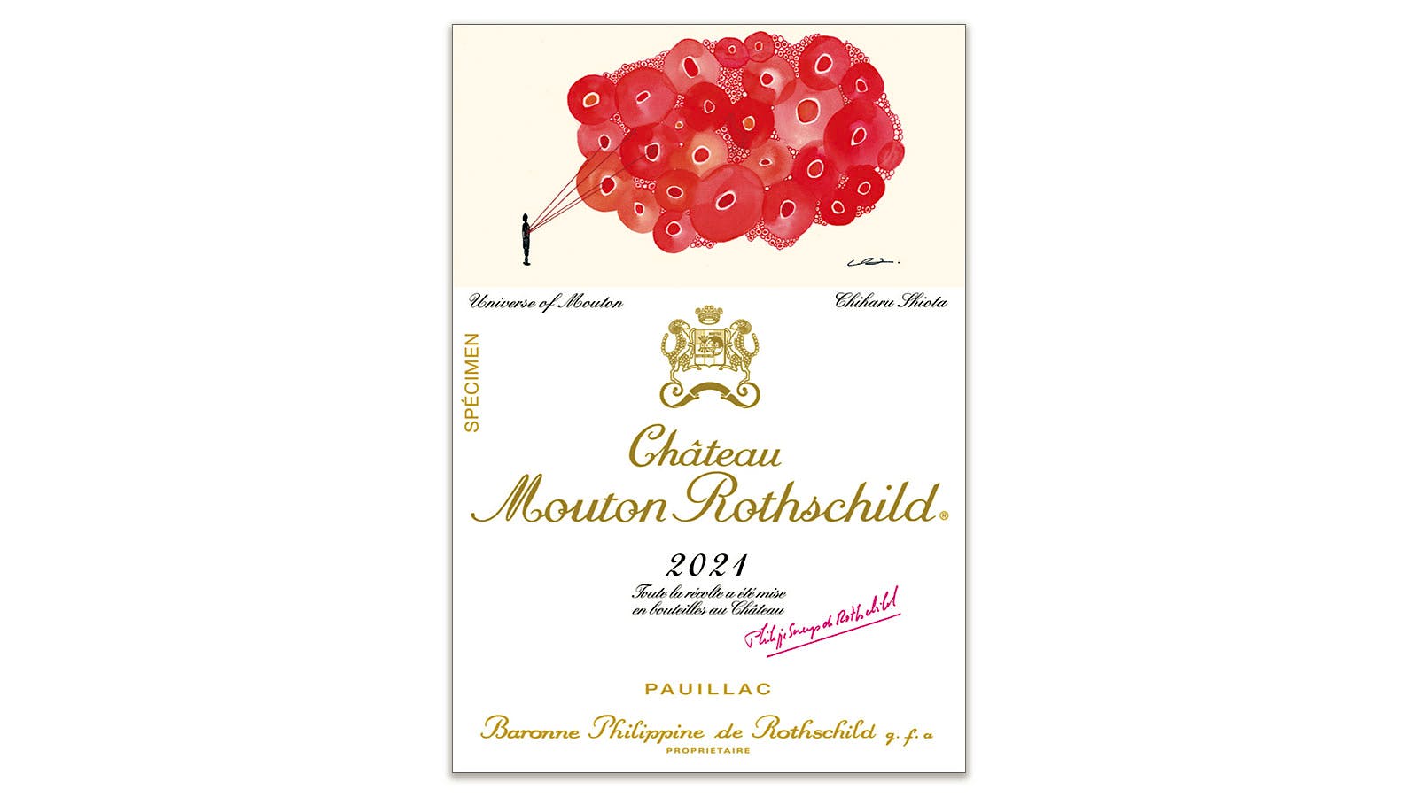 Mouton Rothschild's 2021 label
