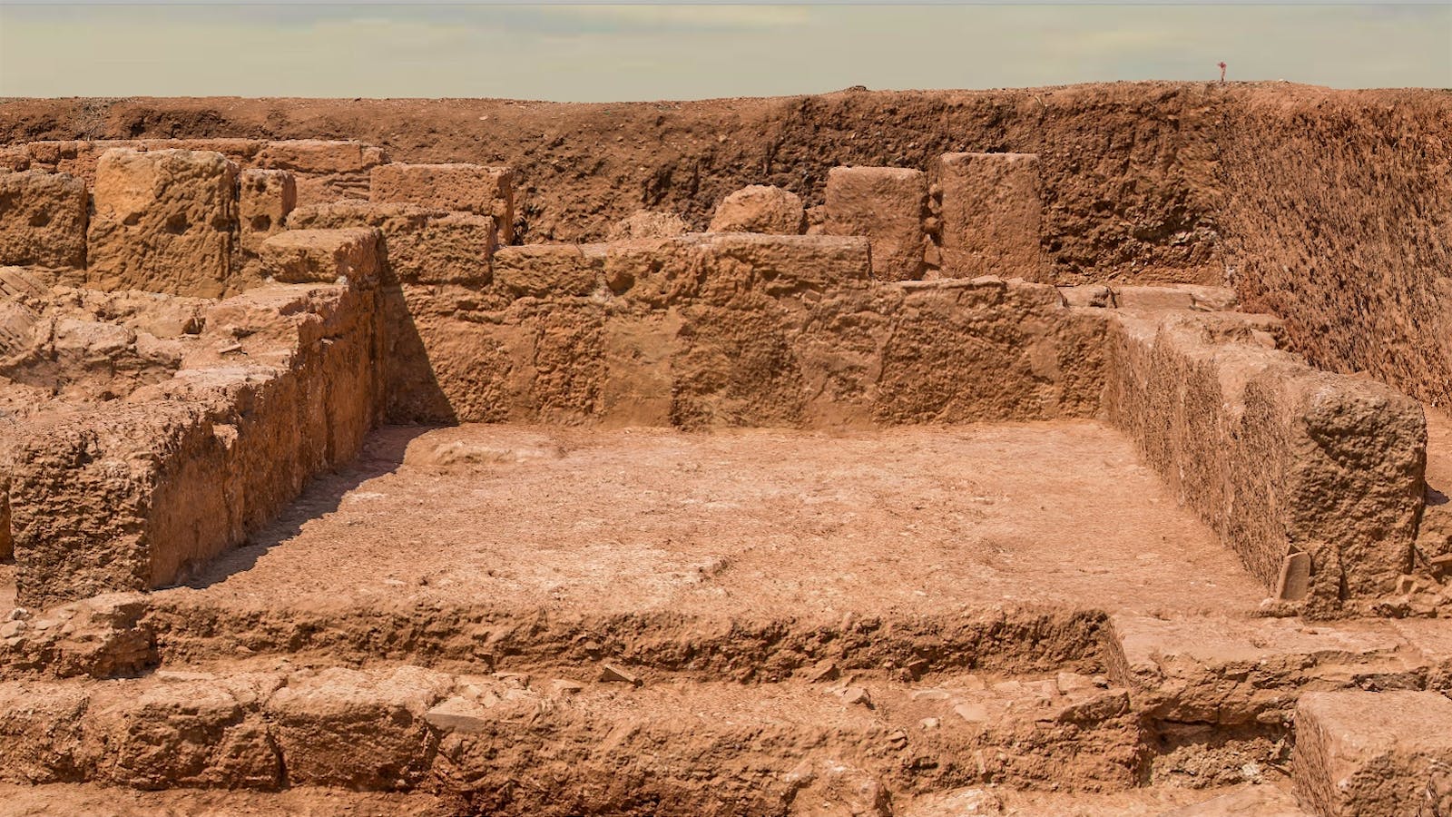 Ancient Roman wine store excavation in modern-day Greece.