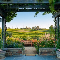 Flowers and vineyards of Lynmar Estate Winery in Sonoma, California. Photo credit: Courtesy of Lynmar Estate Winery97-Point Ribera del Duero; Classic California Zinfandel