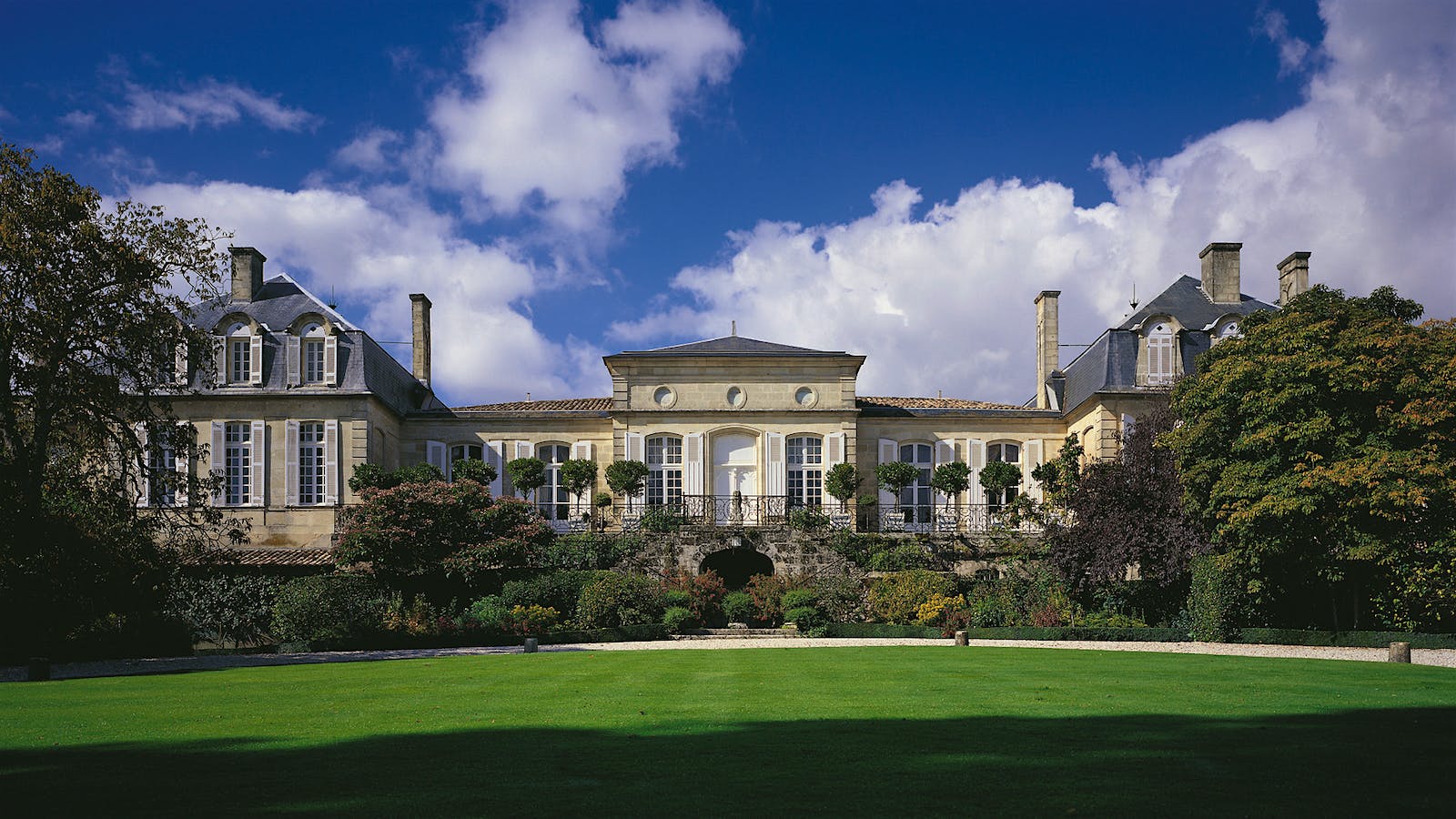 Exterior of Château Léoville Barton in Bordeaux