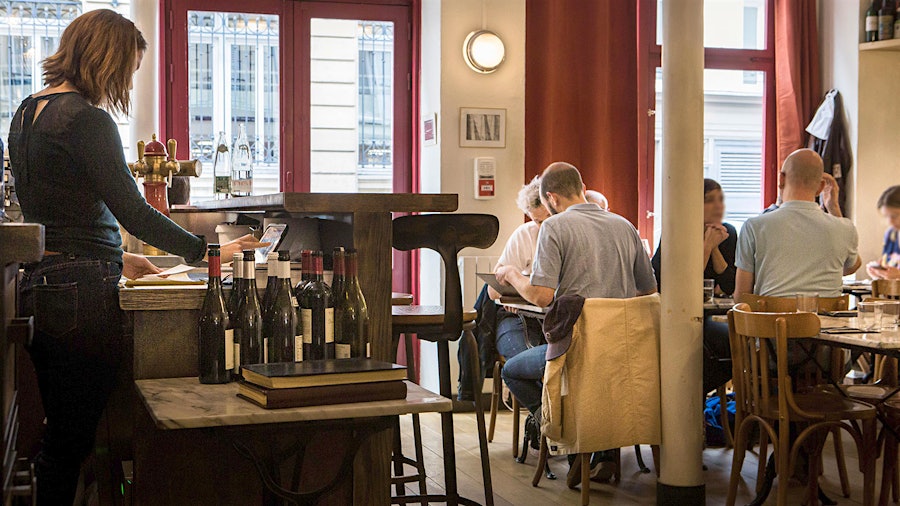 Grand Award winner Vantre serves serious bottles in a relaxed bistro space in the 11th arrondissement.