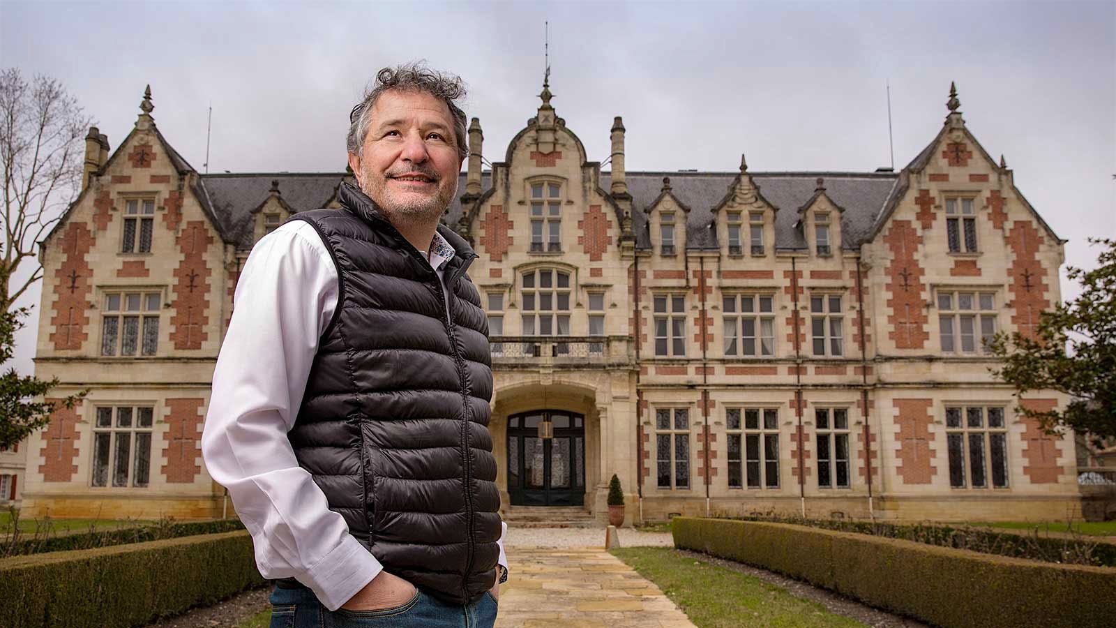 Winemaker José Sanfins at Château Cantenac-Brown in Bordeaux's Margaux region