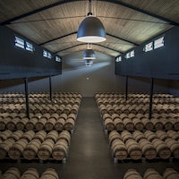 Château Palmer's barrel room, like its 2023 <em>grand vin</em>, is a showstopper.Another Elite Vintage from Château Palmer and Thomas Duroux