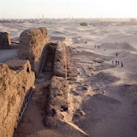 The Abydos archaeological site in Egypt. Photo credit: Greg Maka for Abydos ArchaeologyDigging In: A Wine & Food Archaeology Quiz