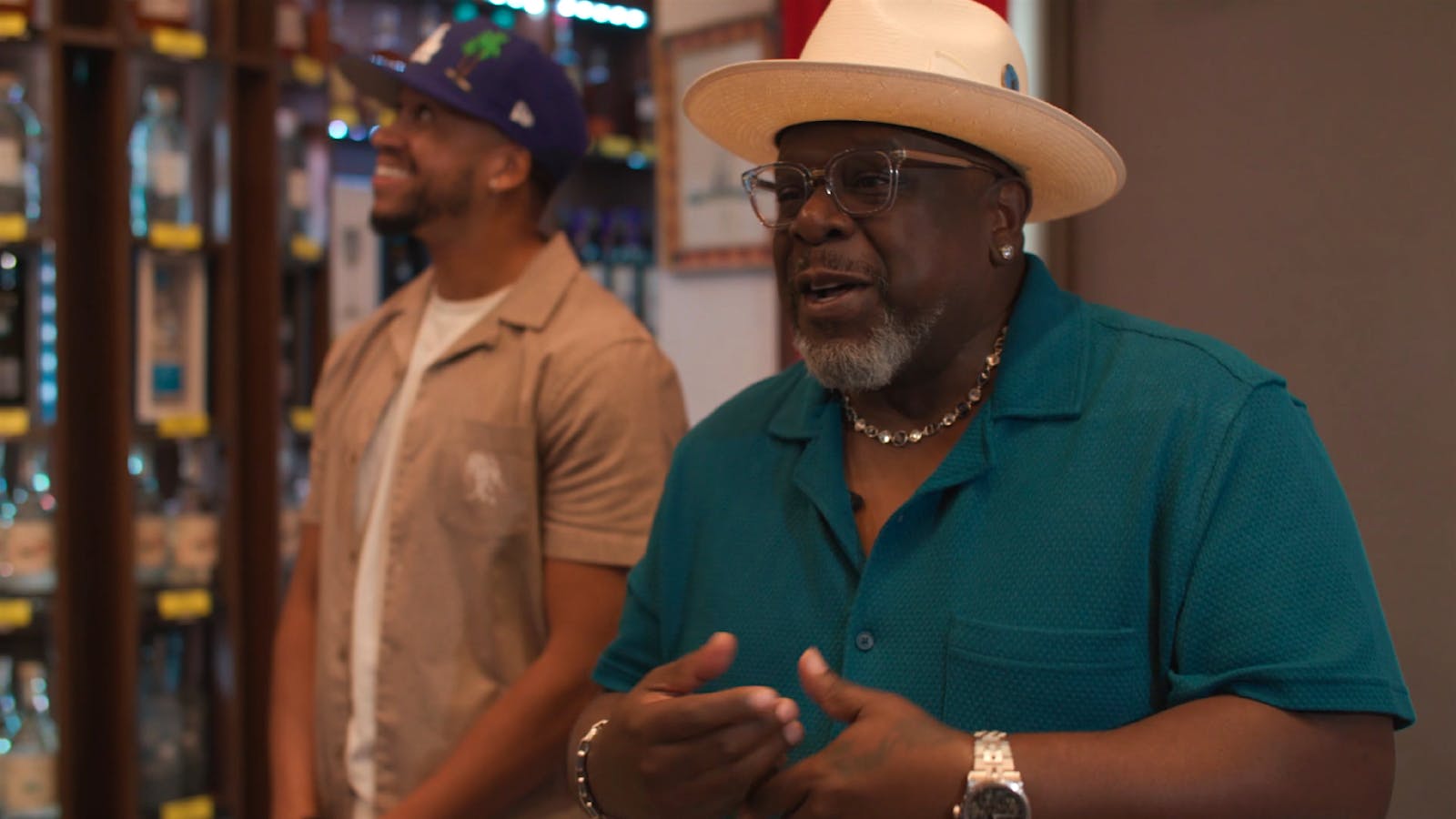 Cedric The Entertainer and Dev the Somm in the Wine, Wine, Wine music video