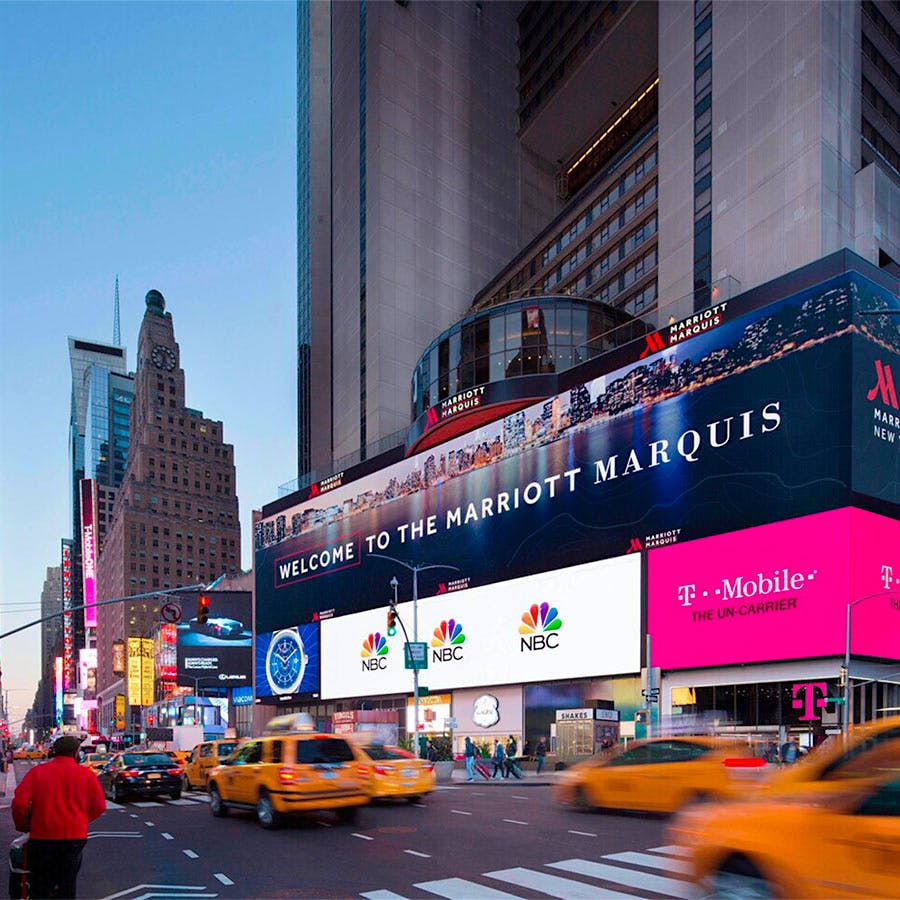 The New York Marriott Marquis in Times Square is more than a hotel and dining destination; it hosts Broadway shows, New Year’s Eve celebrations and events like Wine Spectator's New York Wine Experience.