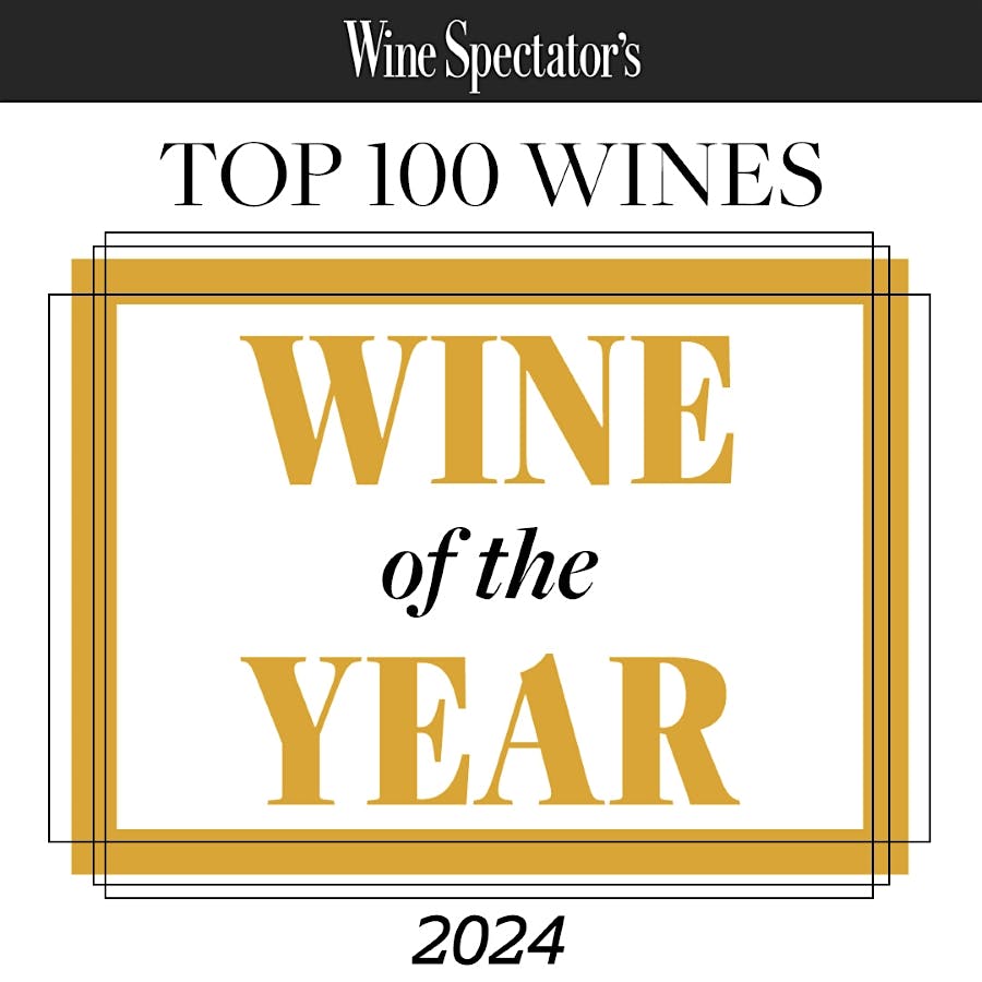 Graphic for Wine Spectator's Wine of the Year for 2024
