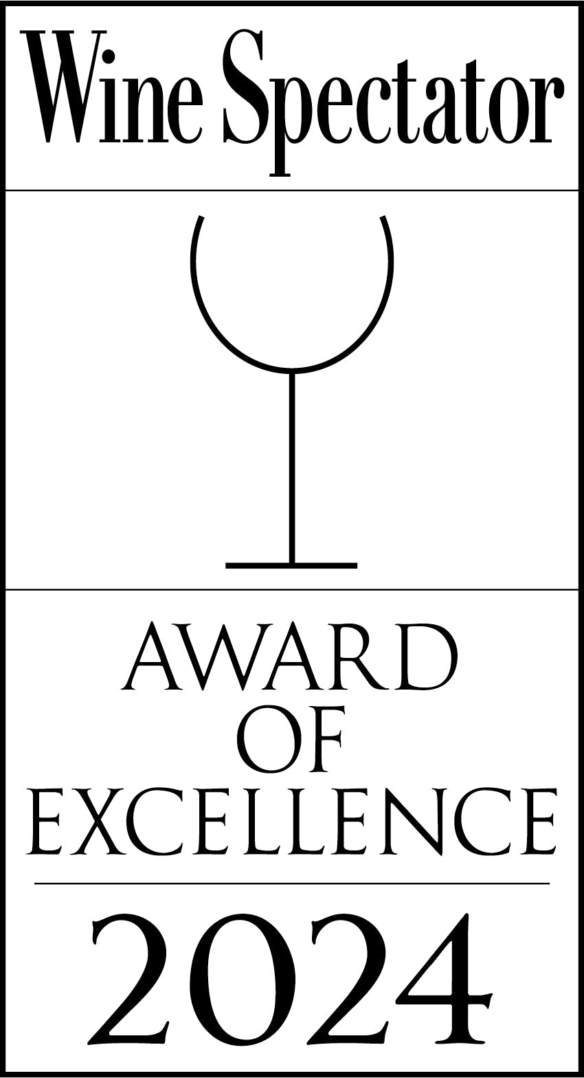 Wine Spectator Award, Open in a New Windiow