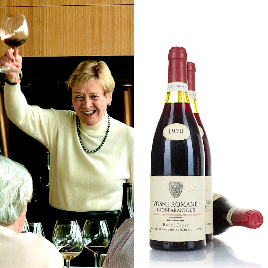 The sale includes over 50 lots from Burgundy legend Henri Jayer, one of the producers Saunier discovered and championed.