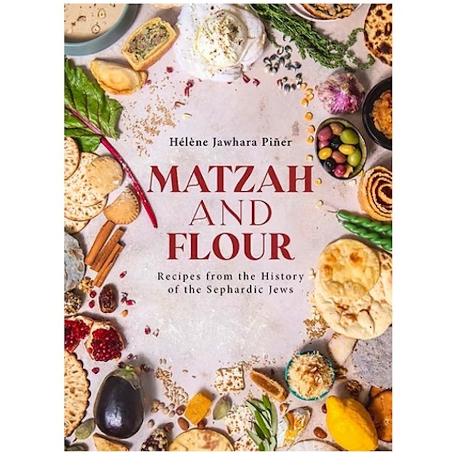 the cover of the cookbook Matzah and Flour