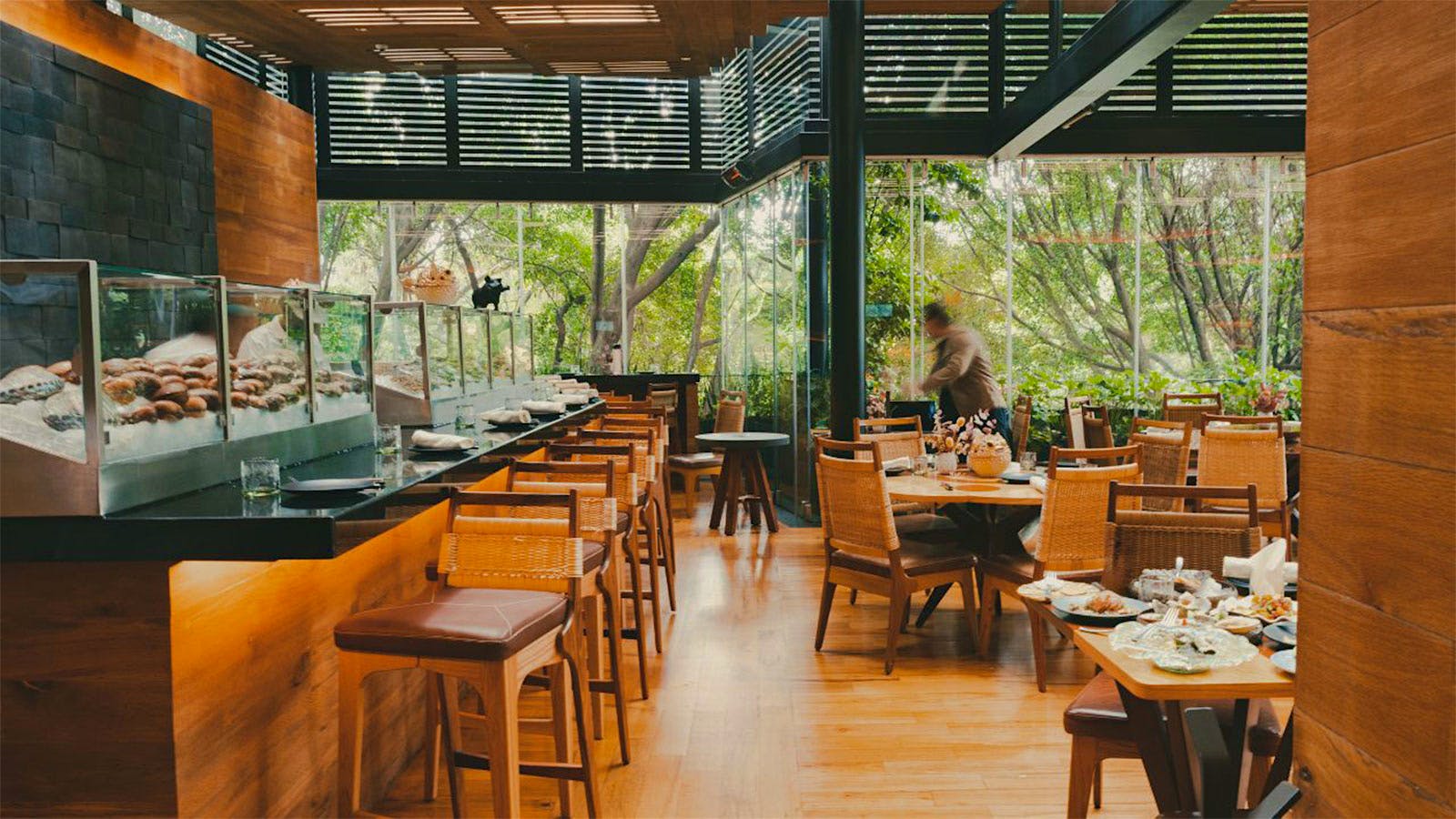  The dining room of Chapul&iacute;n in Mexico City