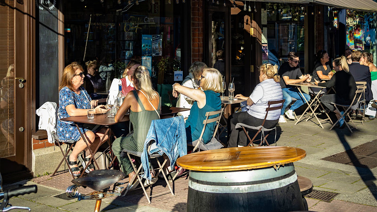 64 Wine offers guests a list of about 1,500 wines to choose from, many from France, Italy and Spain.