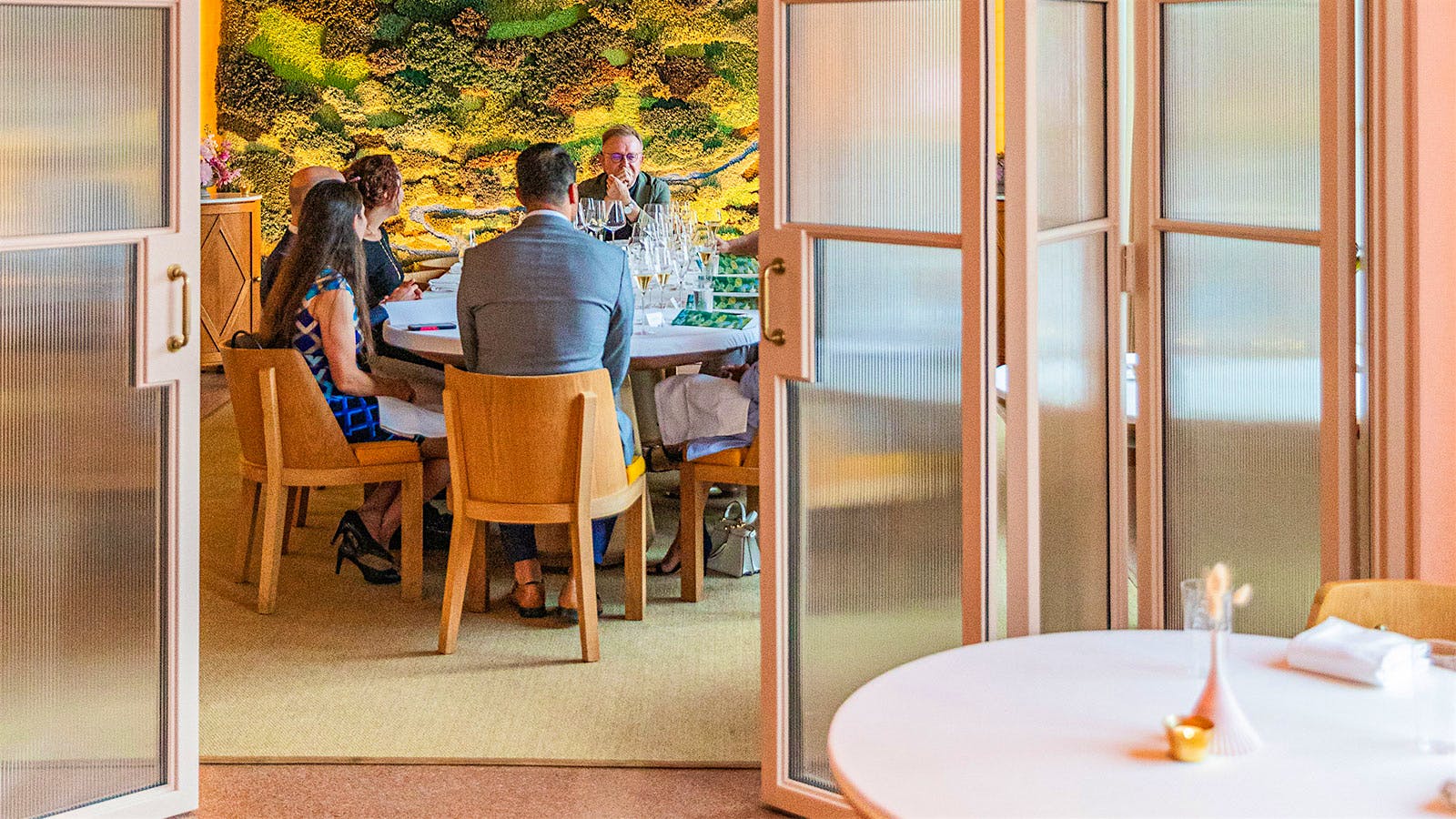 Guests in the private dining room of March in Houston