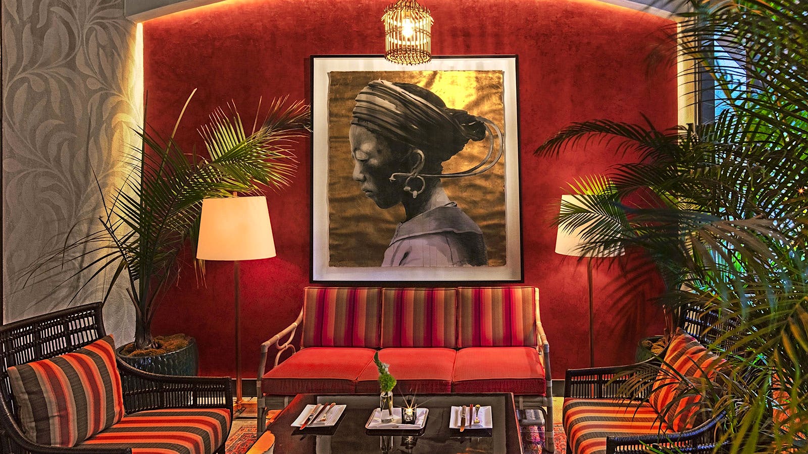  A lounge area at Le Colonial