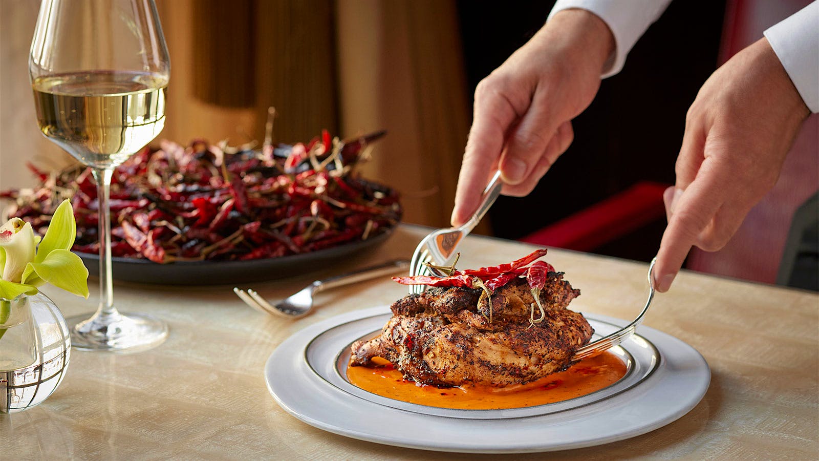  Aleppo pepper-smoked chicken from Alhambra in Washington, D.C.